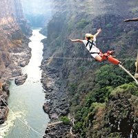 Bungee Jumping at The Victoria Falls Bridge