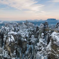 Winterland Tour to Bohemian and Saxon Switzerland from Prague