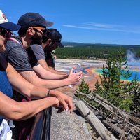 Lower Loop Van Tour from West Yellowstone: Grand Prismatic and Old Faithful