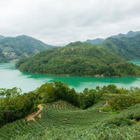 Thousand Island Lake and Pinglin Tea Plantation from Taipei