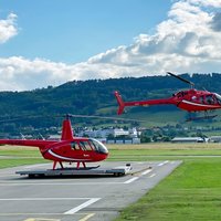 Helicopter tour to the Stockhorn mountain, with great view to the Swiss Alps