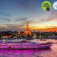 5 Star Luxury Bangkok Dinner Cruise On Wonderful Pearl Cruise