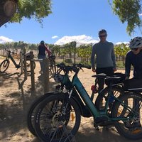 ebike tour lake Hawea river track to Wanaka