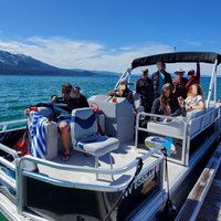 4 hour Party Pontoon Cruise Lake Tahoe! (10ppl)