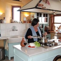 Greek Home Cooking Class at a Seaside Villa in Crete with Mary