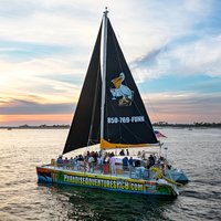 Sunset Dolphin Sail Aboard the Privateer Catamaran