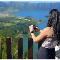 Cruise Travellers: Sete Cidades Volcano, The Blue & Green Lake