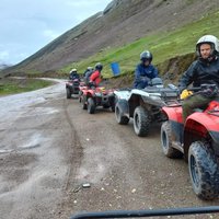 ATV adventure to Rainbow Mountain unique landscapes