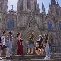 Panoramic Barcelona and Montserrat with Cog-Wheel Train