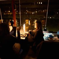 Paris Theo Boat Seine River Italian Trattoria Style Dinner Cruise
