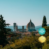 Hiking Florence Tuscany hills with lunch & wine