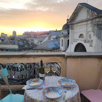 Genoese cooking lesson in the with lunch in the terrace