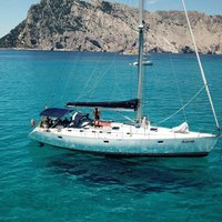 Day trip by sailing boat Capo Codacavallo and Molara