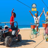 Beach UTV and Sky Bike Combo in Cabo
