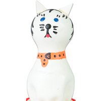 CONDOMERIE – HANDBEMALTE NEUHEITSKONDOME KATZE WEISS – Kerzen
