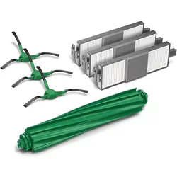 Irobot Total Kit Per Robot Roomba 205 Dustcompactor, 3 Filtri, 3 Spazzole Laterali, 1 Spazzola Multisuperficie, Originale