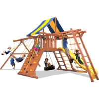 Original Playcenter Combo 3 - Solid Green w/Yellow Slide