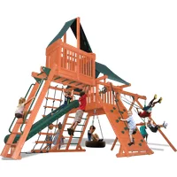 Turbo Original Playcenter Combo 4 - Solid Green w/Yellow Slide