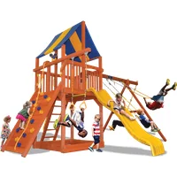 Deluxe Fort Combo 2 - Solid Green w/Green Slide
