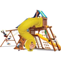 Deluxe Playcenter Combo 5 - Solid Green w/Green Slides
