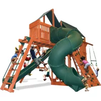 Extreme Fort Combo 5 - Solid Green w/Yellow Slide