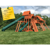 Robinson Family Creation - Solid Green w/Yellow Slide
