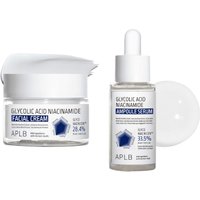 APLB - Glycolic Acid Niacinamide Ampoule Serum - 40ml & Facial Cream - 55ml Set