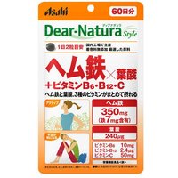 Asahi - Dear Natura Style Heme Iron X Folic Acid + Vitamin B6 B12 C 60 Days Supply - 120 tablets