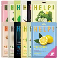Bergamo - Help! Mask Pack Set (Random Flavor) - 6pcs