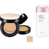 MISSHA - All-Around Safe Block Soft Finish Sun Milk SPF50+ PA+++ - 70ml X Jung Saem Mool - Essential Skin Nuder Cushion - 14g+14g - Light