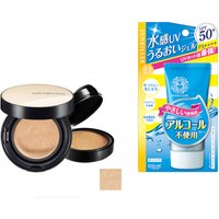 ISEHAN - Kiss Me Sunkiller Perfect Water Essence SPF50+ PA++++ - 50g X Jung Saem Mool - Essential Skin Nuder Cushion - 14g+14g - Light