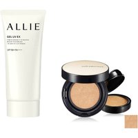 Kanebo - Allie Gel UV EX SPF50+ PA++++ - 90g (New Version of ALLIE - Extra UV Gel SPF50+ PA++++ - 90g) X Jung Saem Mool - Essential Skin Nuder Long Wear Cushion - 14g+14g - Medium