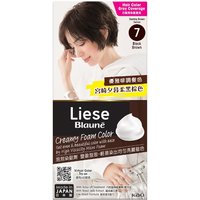Kao - Liese Blaune Creamy Foam Color - 1 Box - 7 - Black Brown