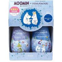 Kracie - Moomin x Dear Beaute HIMAWARI Nemophila Valley Shampoo & Conditioner Pair Set - 500ml + 500g