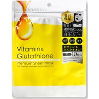 Picomonte - Vitamin & Glutathione Premium Sheet Mask - 10pcs