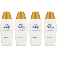 Rohto Mentholatum Skin Aqua UV Super Moisture Gel Hydrating Sunscreen (4ea) Set