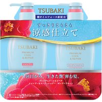 Shiseido - Tsubaki Premium Cool & Repair Shampoo & Conditioner Set - 450ml + 450ml