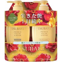 Shiseido - Tsubaki Premium Volume & Repair Shampoo & Conditioner Pump Pair Set - 450ml + 450ml