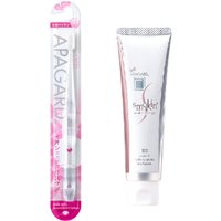 APAGARD - Smokin' Toothpaste - 105g (1ea) + APAGARD - Crystal Toothbrush - 1pc - Random Color (1ea) Set