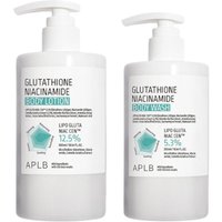 APLB - Glutathione Niacinamide Body Wash - 300ml (1ea) + Glutathione Niacinamide Body Lotion - 300ml (1ea) Set