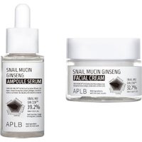 APLB - Snail Mucin Ginseng Ampoule Serum - 40ml + Facial Cream - 55ml Set