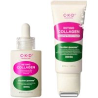 CKD - Retino Collagen Guasha Neck Cream - 50ml (1ea) + Retino Collagen Small Molecule 300 Collagen Pumping Ampoule - 30ml (1ea) Set