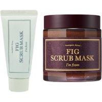 I'm From - Fig Scrub Mask - 30g (1ea) + Fig Scrub Mask - 120g (1ea) set