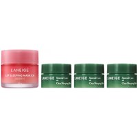 LANEIGE - Lip Sleeping Mask EX - 20g - Berry (1ea) + Cica Sleeping Mask - 10ml (3ea) Set