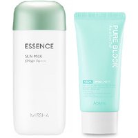 Missha Essence Milk X A'pieu Hero Sunscreen Set B