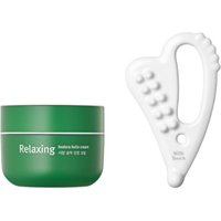 Milk Touch - Relaxing Hedera Helix Cream - 50ml (1ea) + Slim Face Ceramic Gua Sha -White (1ea) Set