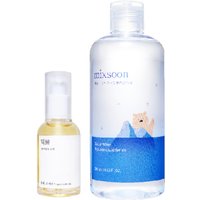 mixsoon - Bean Essence - 50ml (1ea) + Glacier Water Hyaluronic Acid Serum - 300ml (1ea) Set