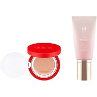 MISSHA - M Signature Real Complete BB Cream EX SPF30 PA++ (New Version) - 45g - 23 Calm Beige X MISSHA - Velvet Finish Cushion SPF50+ PA+++ - 15g - 21