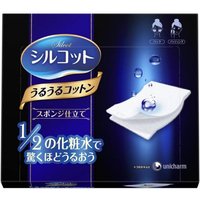 unicharm - Silcot Sponge Touch Moisturizing Cotton Pads