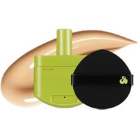 Unleashia - Satin Wear Healthy-Green Cushion RE-FEEL SPF30 PA++ (+ Puff) - 15g - 21W Creamer